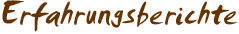 Erfahrungsberichte